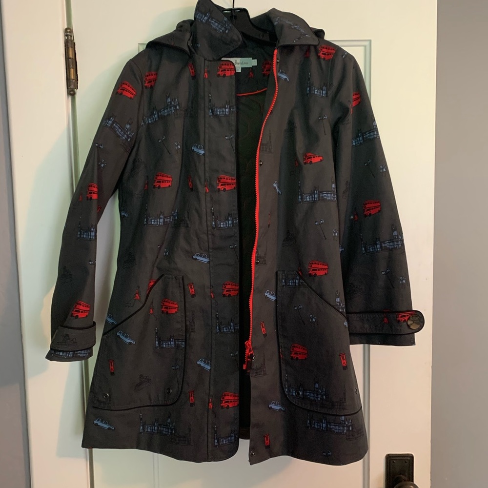 Boden quilted rain coat 6P